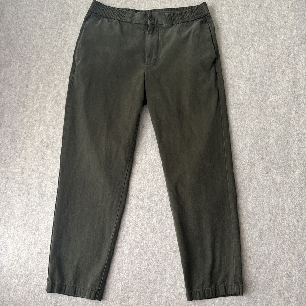 Bonobos Weekend Wanderer Pant Mens Medium Short Green Tercel Blend Tapered